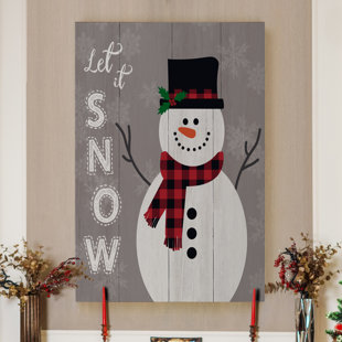 THE HOLIDAY AISLE® " Let It Snow Snowman " by Parvez Taj