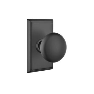 EMTEK Double Dummy Providence Knob with Rectangular Rose