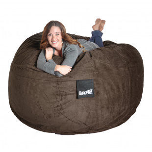 SLACKER SACK Microfiber / Microsuede Bean Bag Sofa