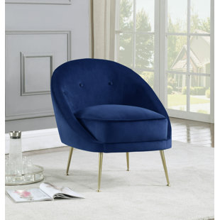 MERCER41 Monty Velvet Barrel Chair
