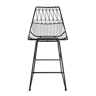 COSMOLIVING BY COSMOPOLITAN Counter Stool with Metal Frame