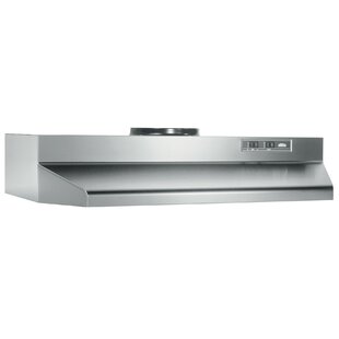 Broan NuTone 42000 Series 30" Steel 190 CFM Ducted (Vented) Under Cabinet Range Hood with Mesh Filter