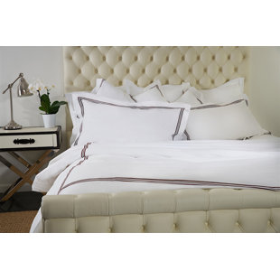 BELLINO FINE LINENS Tivoli 400 Thread Count Egyptian-Quality Cotton Flat Sheet