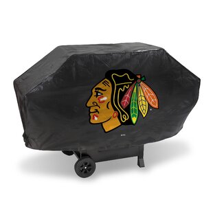 RICO INDUSTRIES INC Deluxe Grill Cover - Chicago Blackhawks Grill Cover - Fits up to 35"