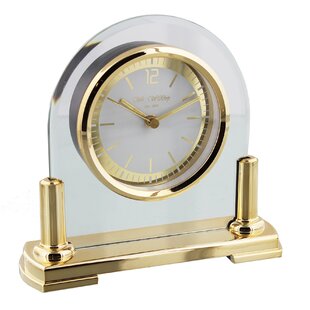 WM WIDDOP Analogue Quartz Movement / Crystal Tabletop Clock