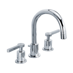LEFROY BROOKS Kafka Widespread Bathroom Faucet with Pop-Up Waste