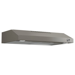 GE Appliances 30" 270 CFM Convertible Under Cabinet Range Hood with Mesh Filter and Light Included