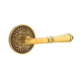 EMTEK Turino Passage (Hall & Closet) Door Lever with Rosette