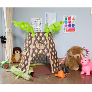 Freeport Park 124.46cm W x 124.46cm D Indoor / Outdoor Fabric Play Tent