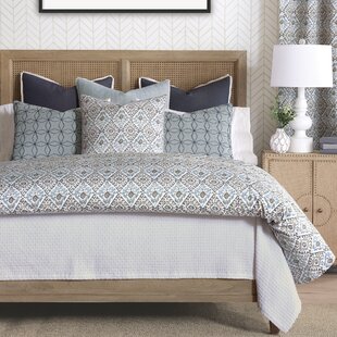 THOM FILICIA HOME COLLECTION BY EASTERN ACCENTS Bodie Modern & Contemporary Cotton Percale Geometric Shapes Duvet Cover Set