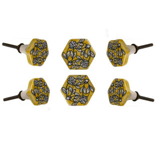 TRINCA-FERRO Barson Geometric Knob Multipack (Set of 6)