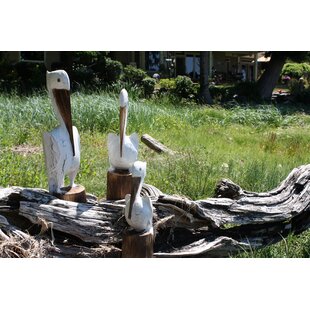 COHASSET GIFTS & GARDEN Nsonowa Bird Animals Weather Resistant Wood Garden Statue