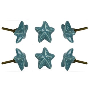 TRINCA-FERRO Starfish Oversized Knob Multipack (Set of 6)