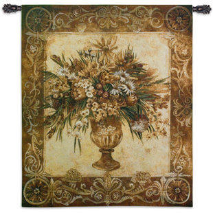 FINE ART TAPESTRIES Tuscan Urn Sienna Tapestry