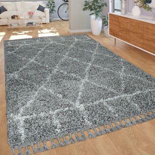 NATUR PUR Shaggy-Teppich Mccollum in Grau