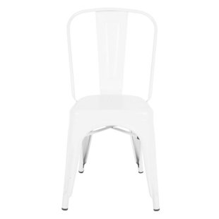 WILLISTON FORGE Nunes Outdoor Stacking Dining Side Chair (Set of 2)