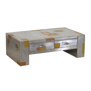 WILLISTON FORGE Aluminium and Copper Coffee Table