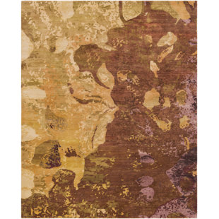 IVY BRONX Skadi Handmade Hand-Knotted Wool Butter Rug