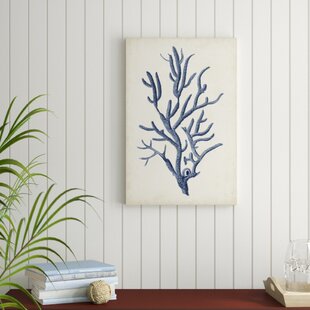 BLUE ELEPHANT Indigo Coral IV by Vision Studio - Wrapped Canvas Painting