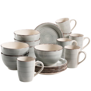 MÄSER Ashburt 18 Piece Place Setting Set, Service for 6