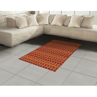 CORRIGAN STUDIO Marcie Flatweave Orange Rug