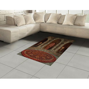 ASTORIA GRAND Dupuis Hand Woven Burgundy/Grey Area Rug