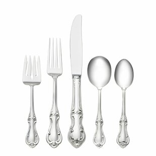 INTERNATIONAL SILVER Sterling Silver Joan of Arc 5 Piece Flatware Set, Service for 1