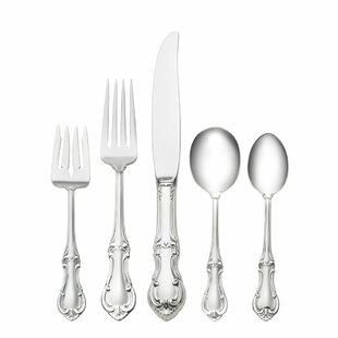 INTERNATIONAL SILVER Sterling Silver Joan of Arc 5 Piece Flatware Set, Service for 1