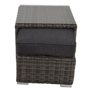 EBERN DESIGNS Isaline Perugia Rattan Coffee Table