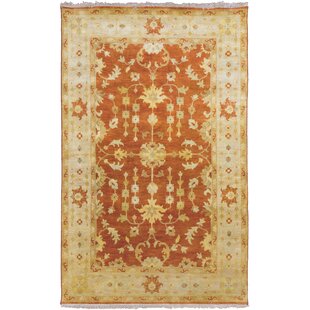 CANDICE OLSON RUGS Temptress Handmade Hand-Knotted Wool Cream/Orange Rug