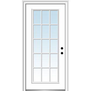 VERONA HOME DESIGN 81.75'' Steel Front Entry Doors