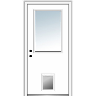 VERONA HOME DESIGN 81.75'' Fiberglass Front Entry Doors