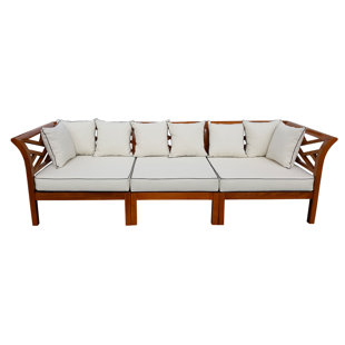 CHIC TEAK Long Island 110'' Upholstered Sofa