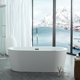 EISEN HOME Dionysus x 30'' Freestanding Soaking Acrylic Bathtub