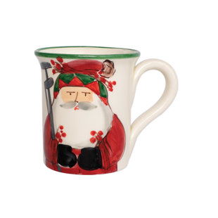 VIETRI Old St. Nick Mug - Golfing