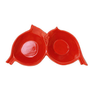 VIETRI Lastra Holiday Condiment Server