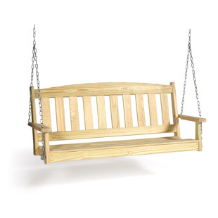 YARDCRAFT Solid Wood Porch Swing