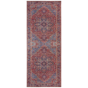 NOURISTAN Amata Tufted Red Rug
