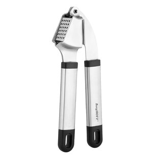 BergHOFF Essentials Garlic Press, Silver & Black