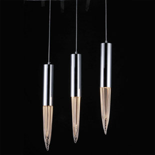 BROMI DESIGN Talon 3 - Light Chrome Cluster Pendant