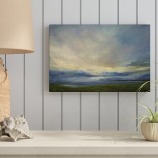 SAND & STABLE™ " Clouds On The Bay III " by Sheila Finch Painting Print