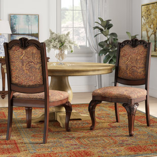 BLOOMSBURY MARKET Amalah Side Chair in Brown Cherry (Set of 2)