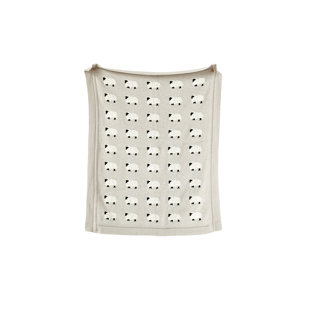 ROSALIND WHEELER Kiley Sheep 100% Cotton Blanket