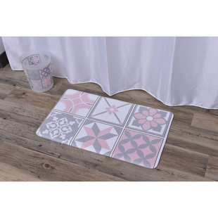 EVIDECO Bastide Bath Mat with Non-Slip Backing