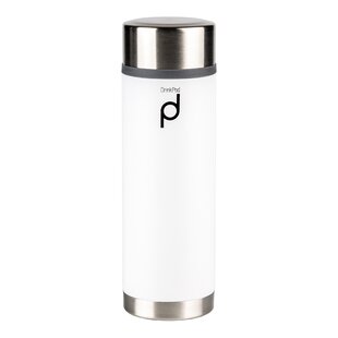 GRUNWERG Drinkpod Vacuum Insulated Capsule Flask, Stainless Steel, 350ml