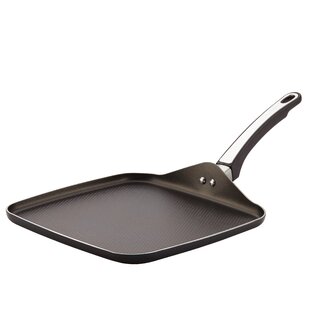 Farberware High Performance Aluminum Nonstick Stovetop Griddle / Grill Pan, 11 Inch