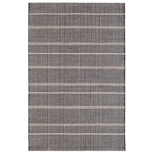 DASH AND ALBERT RUGS Samson Black Handwoven Indoor/Outdoor Rug
