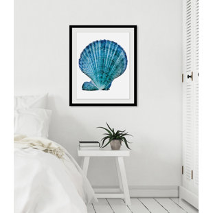 HIGHLAND DUNES 'Shell' Framed Graphic Art