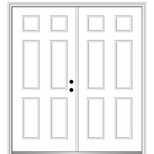 VERONA HOME DESIGN Primed Fiberglass Prehung Entry Door