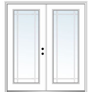 VERONA HOME DESIGN 81.75'' Fiberglass Front Entry Doors